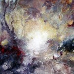 Lila landskap - Såld